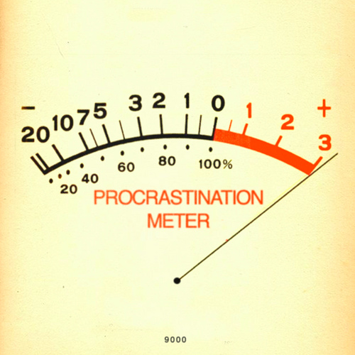procrastination meter