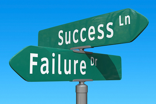 success ln / failure dr